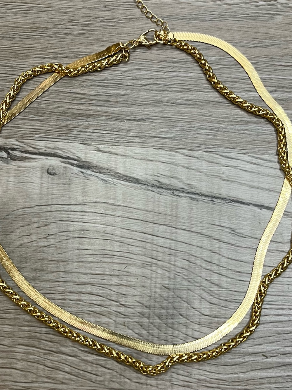 Multi-Chain Layered Necklace